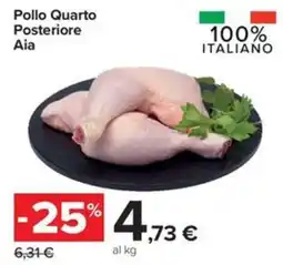 Carrefour Iper Pollo Quarto Posteriore Aia offerta