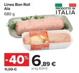 Carrefour Iper Linea Bon Roll Aia offerta