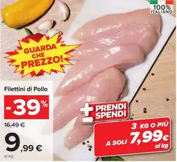 Carrefour Iper Filettini di Pollo offerta