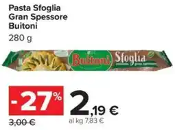 Carrefour Iper Pasta Sfoglia Gran Spessore Buitoni offerta