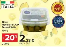 Carrefour Iper Olive Nocellara DOP Terre d'Italia offerta