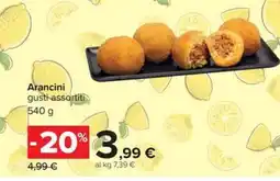 Carrefour Iper Arancini offerta