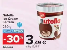 Carrefour Iper Nutella Ice Cream Ferrero offerta