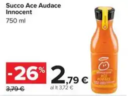 Carrefour Iper Succo Ace Audace Innocent offerta