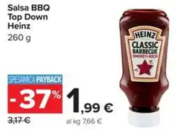 Carrefour Iper Salsa BBQ Top Down Heinz offerta
