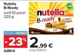 Carrefour Iper Nutella B-Ready offerta
