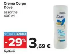 Carrefour Iper Crema Corpo Dove offerta