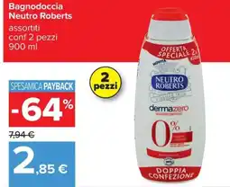 Carrefour Iper Bagnodoccia Neutro Roberts offerta