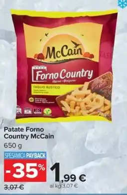 Carrefour Iper Patate Forno Country McCain offerta