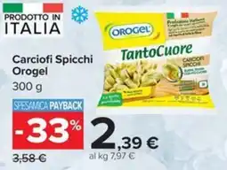 Carrefour Iper Carciofi Spicchi Orogel offerta