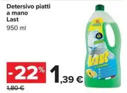 Carrefour Iper Detersivo piatti a mano Last offerta