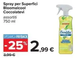 Carrefour Iper Spray per Superfici Bloomalcool Cocomatevi offerta