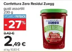 Carrefour Iper Confettura Zero Residui Zuegg offerta