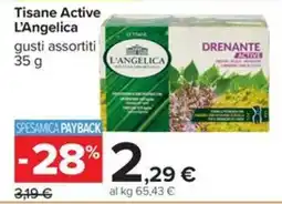 Carrefour Iper Tisane Active L'Angelica offerta