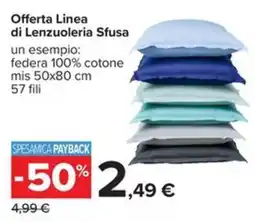 Carrefour Iper Lenzuoleria Sfusa offerta