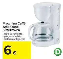 Carrefour Iper Macchina Caffè Americano SCM125-24 offerta