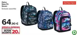 Carrefour Iper Zaino New Fit Seven offerta