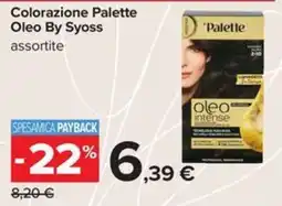 Carrefour Iper Colorazione Palette Oleo By Syoss offerta