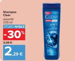 Carrefour Iper Shampoo Clear Men offerta