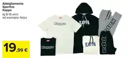 Carrefour Iper Abbigliamento Sportivo Kappa offerta
