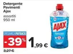 Carrefour Iper Detergente Pavimenti Ajax offerta