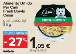 Carrefour Iper Alimento Umido Per Cani Fresh Bowls Cesar offerta