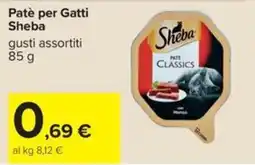 Carrefour Iper Paté per Gatti Sheba offerta