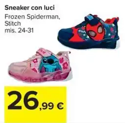 Carrefour Iper Sneaker con luci offerta