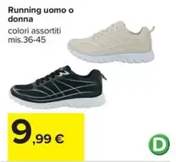 Carrefour Iper Running uomo o donna offerta