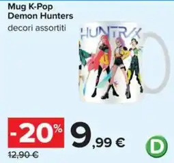 Carrefour Iper Mug K-Pop Demon Hunters offerta