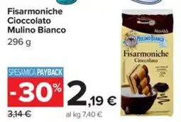 Carrefour Iper Fisarmoniche Cioccolato Mulino Bianco offerta