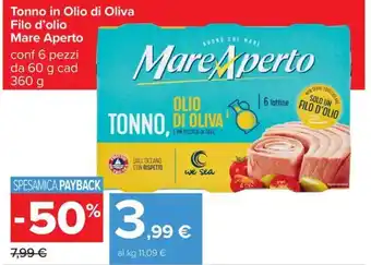 Tonno in Olio di Oliva Mare Aperto