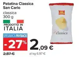 Carrefour Iper Patatina Classica San Carlo classica offerta
