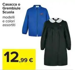 Carrefour Iper Casacca o Grembiule Scuola offerta