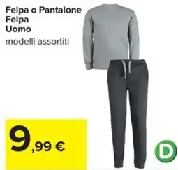 Carrefour Iper Felpe o Pantaloni Uomo offerta
