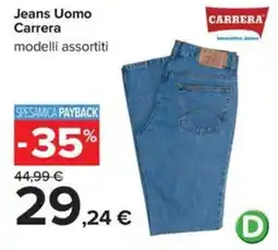 Carrefour Iper Jeans Uomo Carrera offerta
