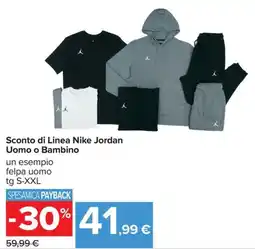Carrefour Iper Felpe Nike Jordan offerta