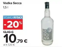 Carrefour Iper Vodka Secca Kirova offerta