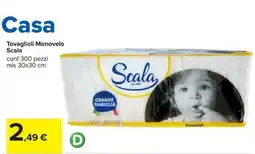 Carrefour Iper Tovaglioli Monovelo Scala offerta
