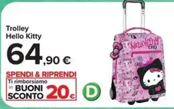 Carrefour Iper Trolley Hello Kitty offerta