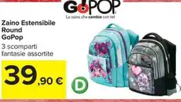 Carrefour Iper Zaino Estensibile Round GoPop offerta