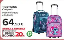 Carrefour Iper Trolley Stitch Coolpack offerta