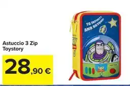 Carrefour Iper Astuccio 3 Zip Toystory offerta