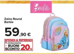 Carrefour Iper Zaino Round Barbie offerta