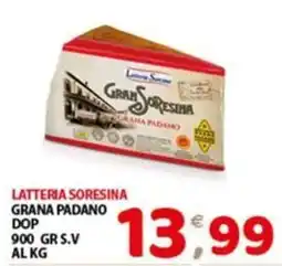Mio Market Latteria Sore sina Grana Padano DOP offerta