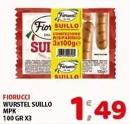 Mio Market Fiorucci wurstel suillo offerta