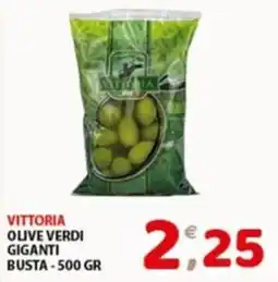 Mio Market Vittoria olive verdi giganti offerta