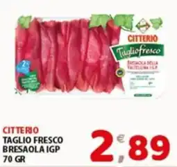 Mio Market Citterio taglio fresco bresaola igp offerta