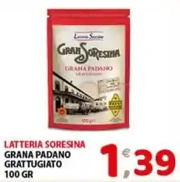 Mio Market Latteria Sorensina Grana Padano Grattugiato offerta
