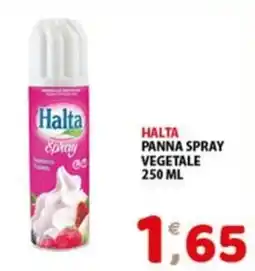 Mio Market Halta panna spray vegetale offerta